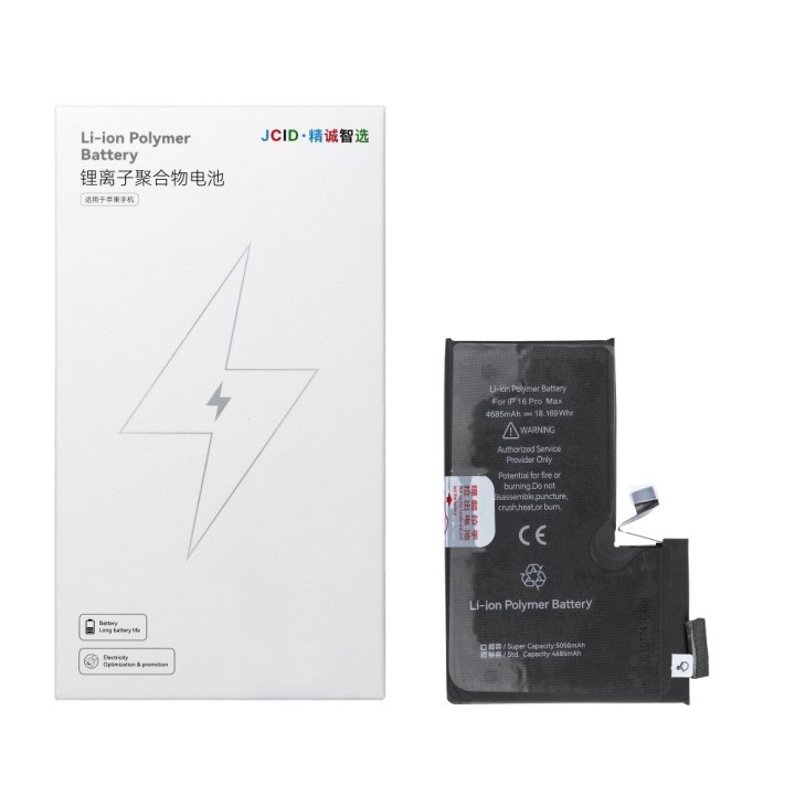 JCID Battery for iPhone 16 Pro Max (standard capacity)