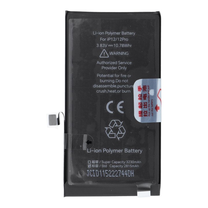 JCID battery for iPhone 12 / 12 Pro (standard capacity)