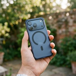 Case for iPhone 18 Pro / 17 Pro Forcell F-Protect BumperX Premium MagSafe compatible navy blue 0INT