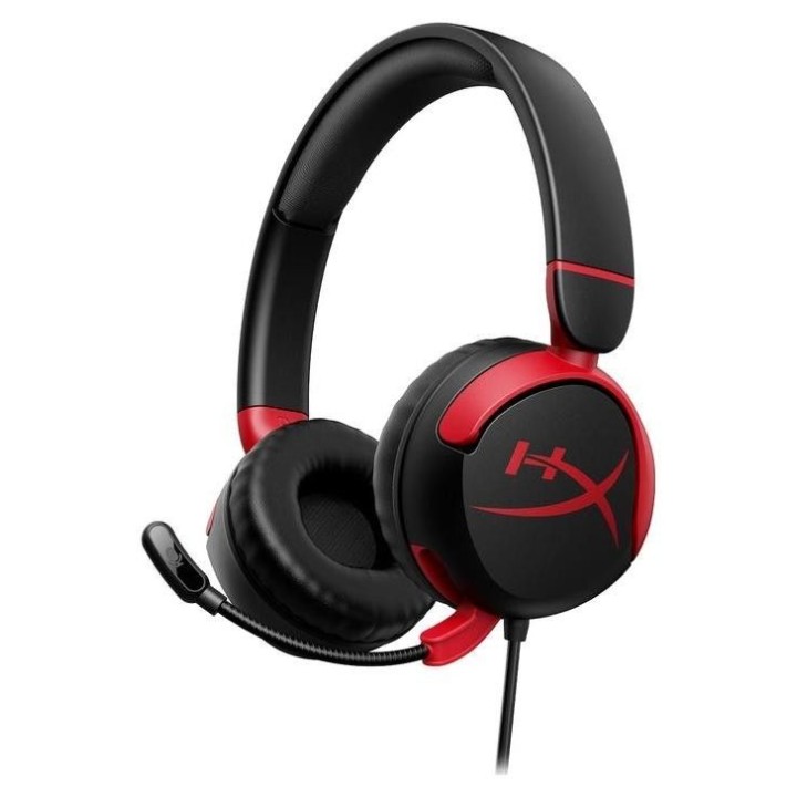 Headphones wired on-ear Jack 3,5mm with microphone for kids HyperX Cloud Mini Kids black