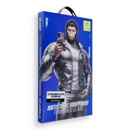 Закаленное стекло 5D для Samsung FOLD 8 Mr. Monkey Glass (2.5D Silk HD) черное