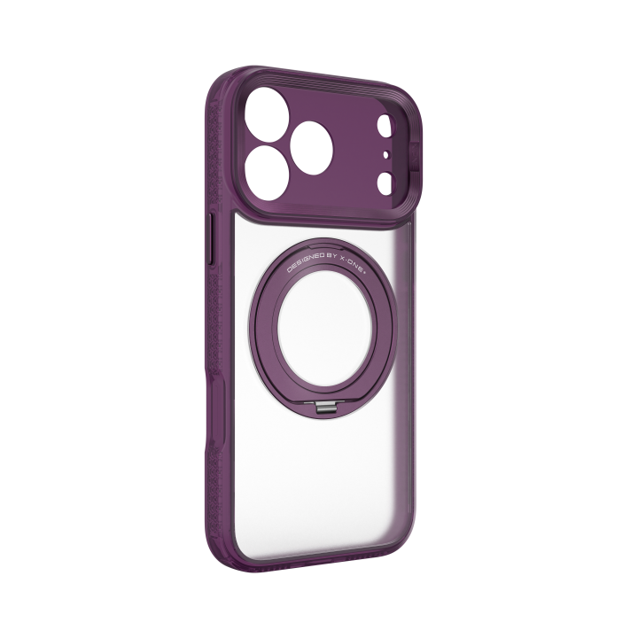 Case X-ONE Dropguard 2S (stand edition) compatible with Magsafe for iPhone 18 Pro Max / 17 Pro Max burgundy 0INT