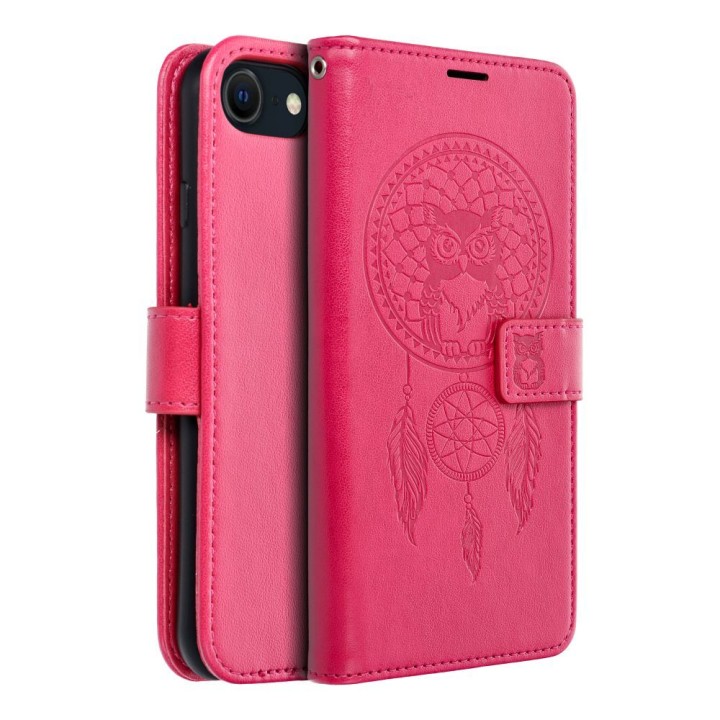Flip case for iPhone 7 / 8 / SE 2020 / SE 2022 Mezzo Book dreamcatcher magenta