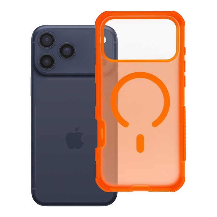 Чохол для iPhone 18 Pro Max / 17 Pro Max Forcell F-Protect BumperX Premium сумісний з MagSafe помаранчевий 0INT