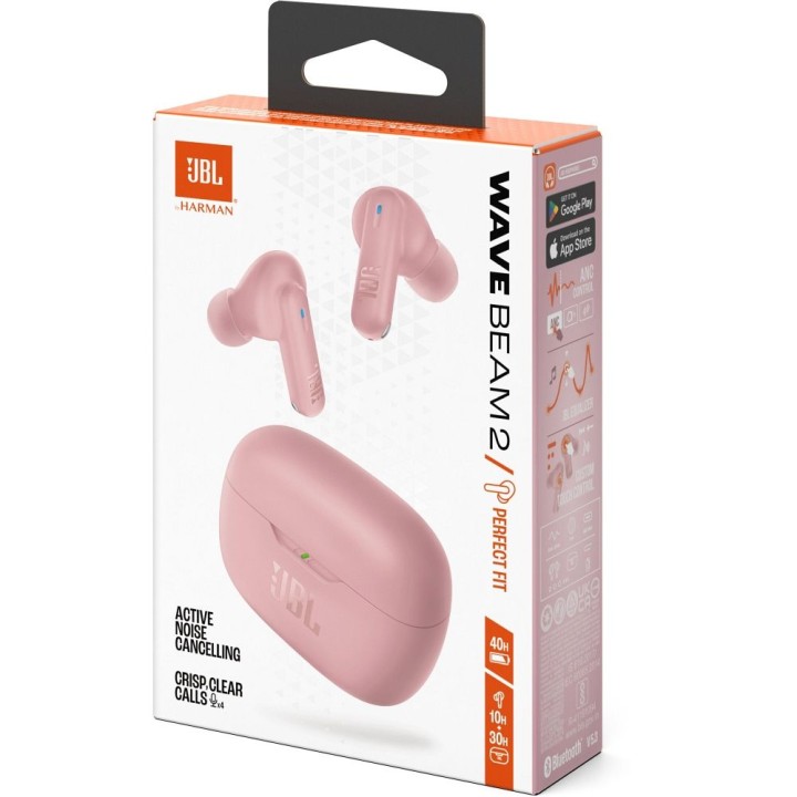 Wireless in-ear headphones JBL Wave Beam 2 blue