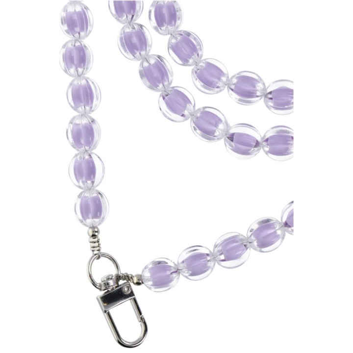 Phone lanyard, charm for phone - COLORFUL / cord length 120cm (60cm in a loop) / neck - purple