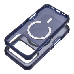Case for iPhone 18 Pro Max / 17 Pro Max Forcell F-Protect BumperX Premium compatible with MagSafe navy blue 0INT