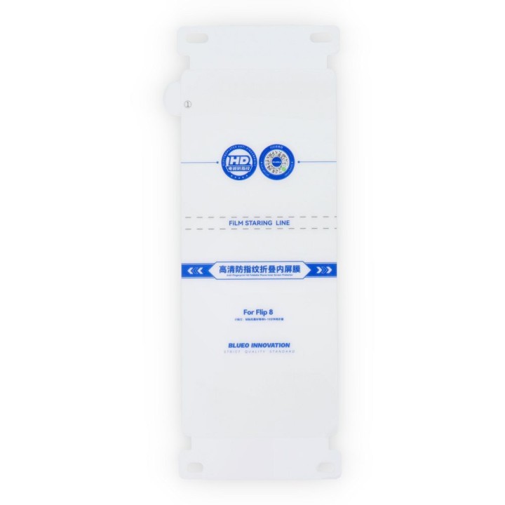Szkło Hartowane 5D do Samsung FLIP 7 / FLIP 8 Mr. Monkey Glass czarne (Foldable Inner Screen Protector)