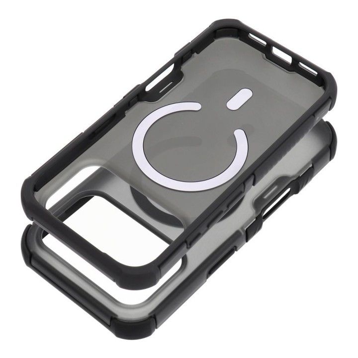 Case for iPhone 18 Pro Max / 17 Pro Max Forcell F-Protect BumperX Premium compatible with MagSafe black 0INT