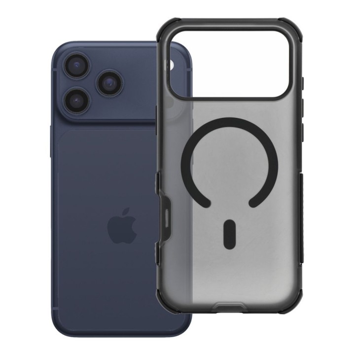 Case for iPhone 18 Pro Max / 17 Pro Max Forcell F-Protect BumperX Premium compatible with MagSafe black 0INT