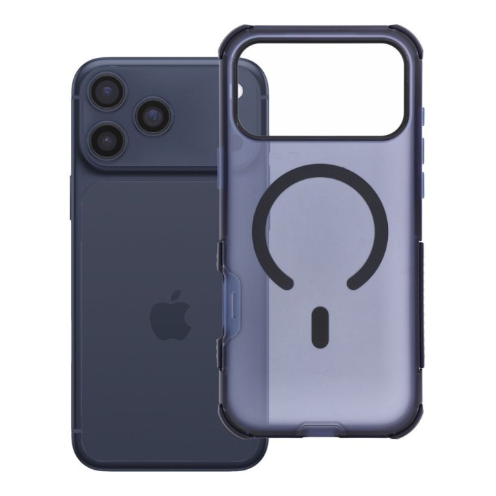 Чехол для iPhone 18 Pro Max / 17 Pro Max Forcell F-Protect BumperX Premium совместимый с MagSafe темно-синий 0INT