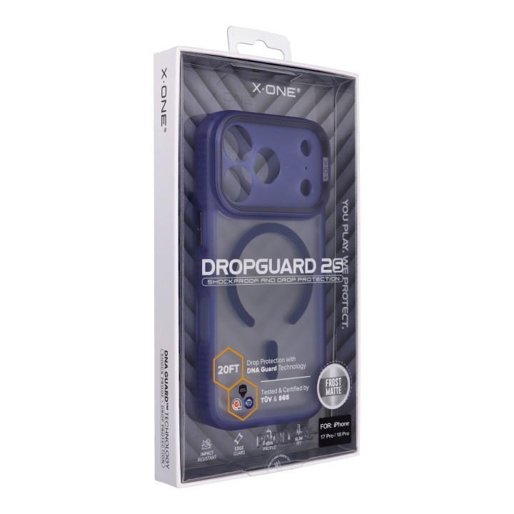 Case X-ONE Dropguard 2S compatible with MagSafe for iPhone 18 Pro / 17 Pro navy blue 0INT