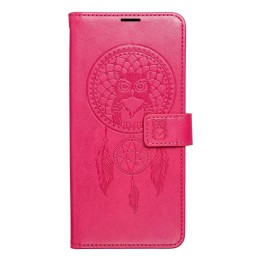 Etui z klapką na Samsung A53 5G Mezzo Book łapacz snów magenta