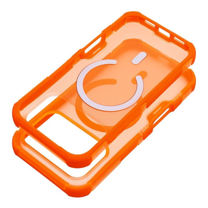 Case for iPhone 18 Pro / 17 Pro Forcell F-Protect BumperX Premium compatible with MagSafe orange 0INT