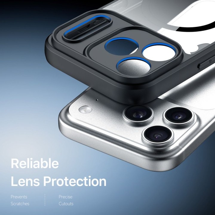 DUX DUCIS case AIMO MAG compatible with Magsafe for iPhone 18 Pro / 17 Pro black