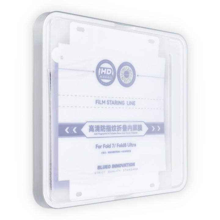 Szkło Hartowane 5D do Samsung FOLD 8 Mr. Monkey Glass czarne (Foldable Inner Screen Protector)