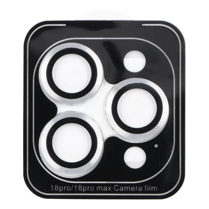 Szkło hartowane na aparat do iPhone 18 PRO / 18 PRO MAX Blue Star Easy Install srebrne