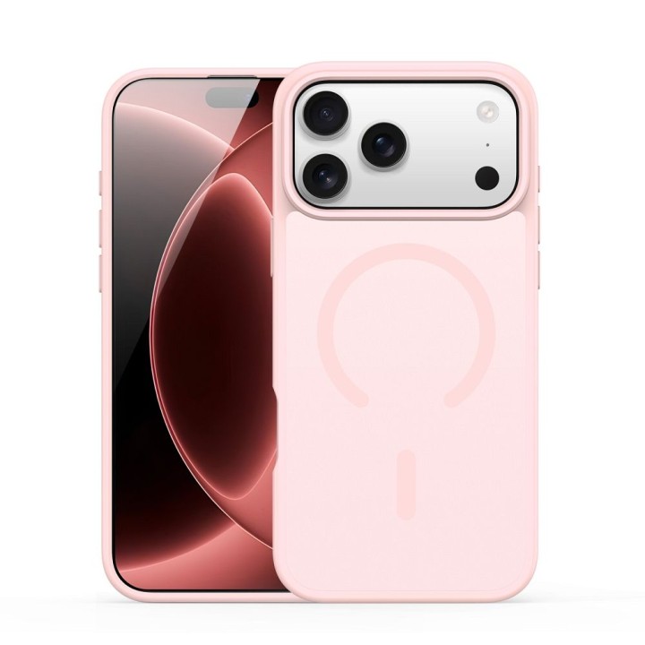 DUX DUCIS case YIND compatible with MagSafe for iPhone 18 Pro Max / 17 Pro Max (Open Ring Version) light pink