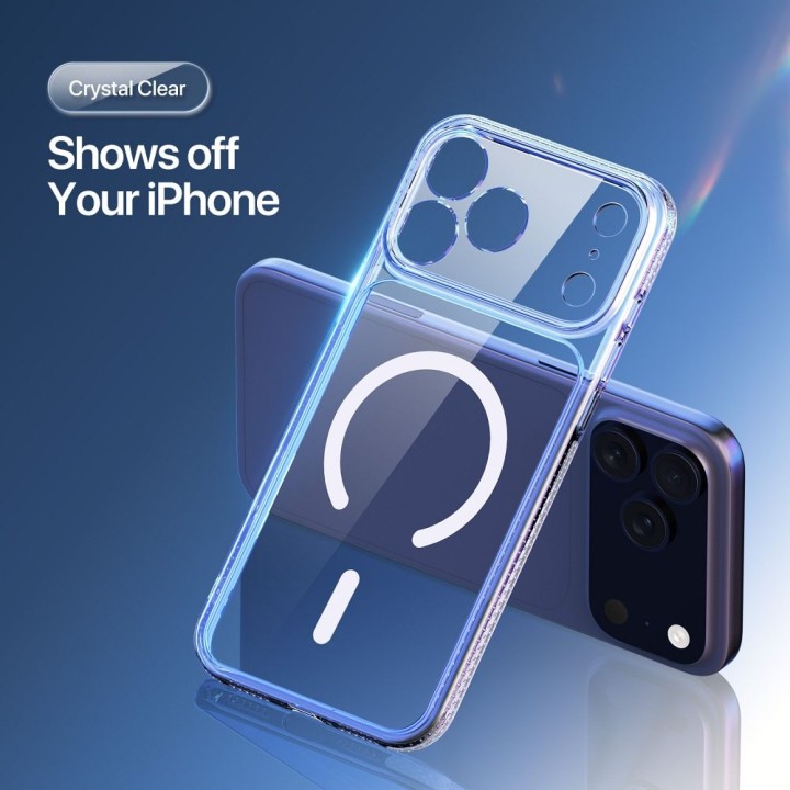 DUX DUCIS case CLIN MAG compatible with Magsafe for iPhone 18 Pro Max / 17 Pro Max transparent