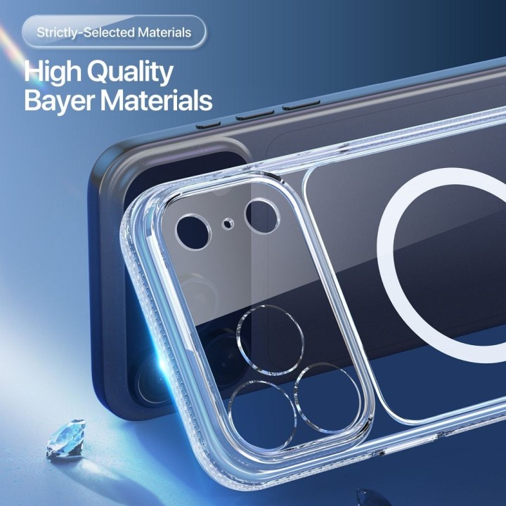 DUX DUCIS чохол CLIN MAG сумісний з Magsafe для iPhone 18 Pro / 17 Pro прозорий