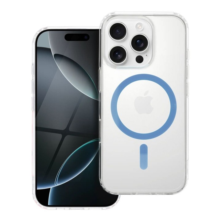 Case for Samsung S26 FE / S25 FE Drop Glue Colorful Ring Mag Cover MagSafe compatible light blue