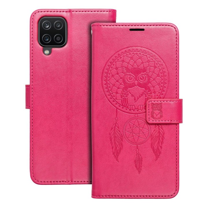 Flip case for Samsung A12 / M12 Mezzo Book dreamcatcher magenta
