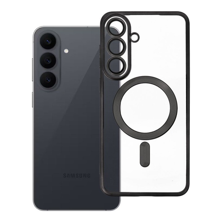 Чехол для Samsung S26 FE Electro Mag Cover совместимый с MagSafe черный