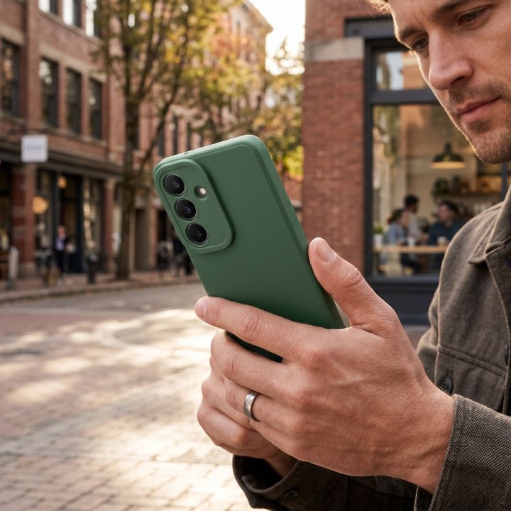 Case for Samsung S26 FE Matt 2.0 dark green