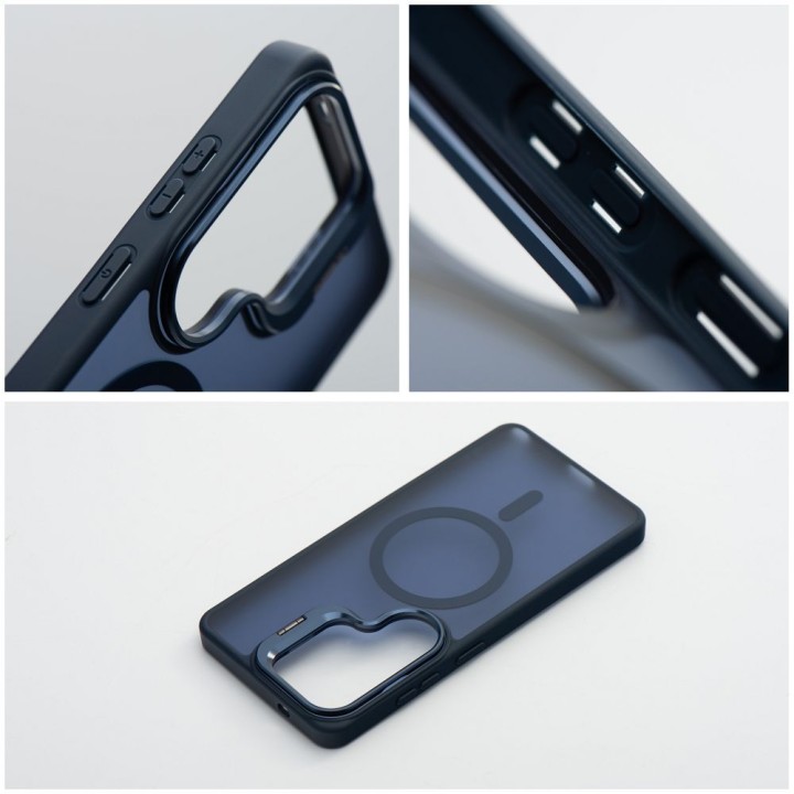 Case for Samsung S26 FE Forcell F-Protect Shadow Stand Premium MagSafe compatible navy blue 0INT
