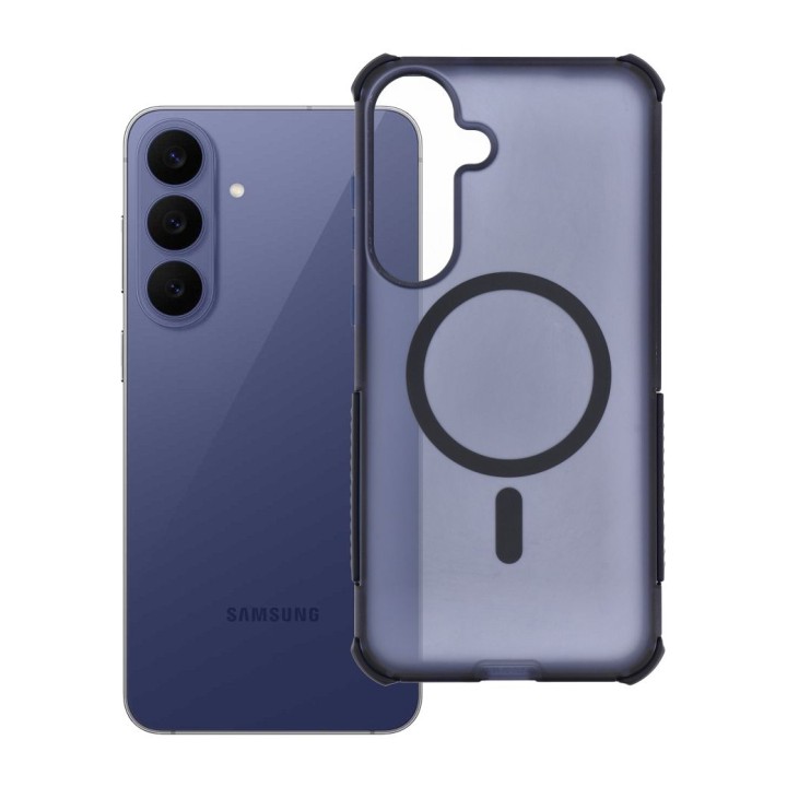 Чехол для Samsung S26 FE / S25 FE Forcell F-Protect BumperX Premium совместимый с MagSafe темно-синий 0INT