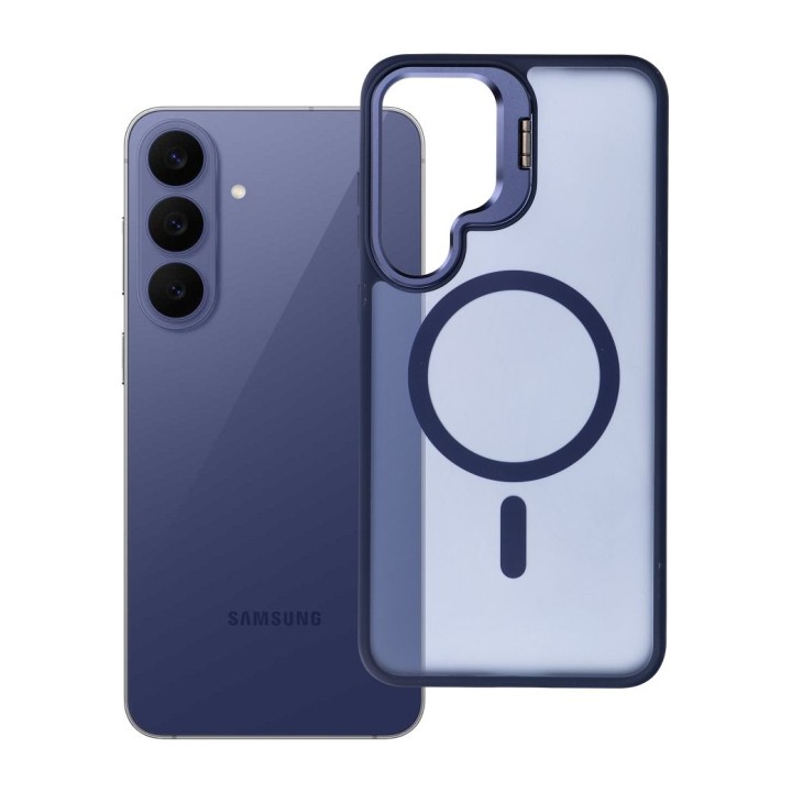 Case for Samsung S26 FE Forcell F-Protect Shadow Stand Premium MagSafe compatible navy blue 0INT