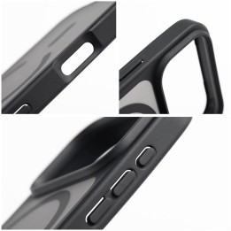 Etui na iPhone 18 Pro Max / 17 Pro Max Forcell F-Protect Smoke Hybrid Premium Lite zgodne z MagSafe czarne 0INT