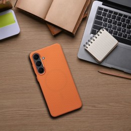 Case for Samsung S26 FE K-Look MagSafe compatible orange