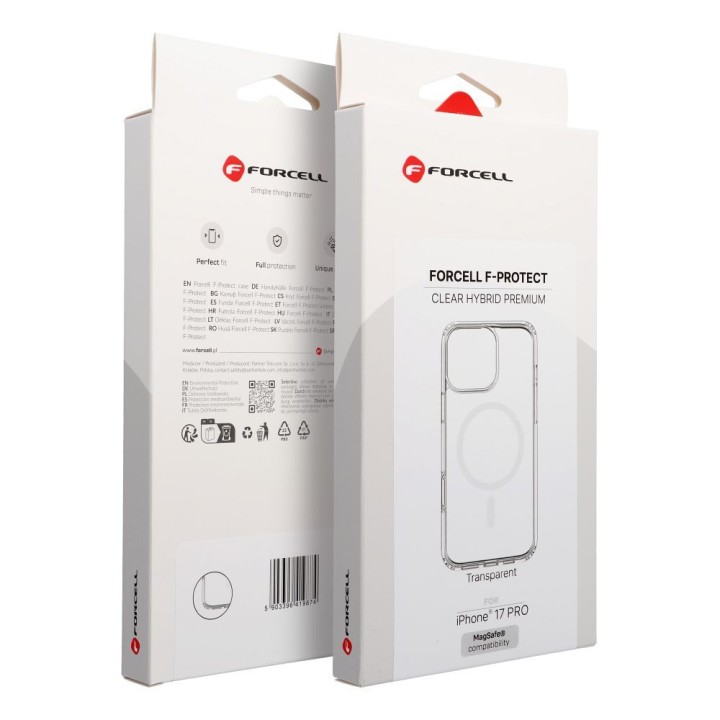 Etui na Samsung A27 / A36 / A37 / A56 Forcell F-Protect Clear Hybrid Premium zgodne z MagSafe transparentne 0INT