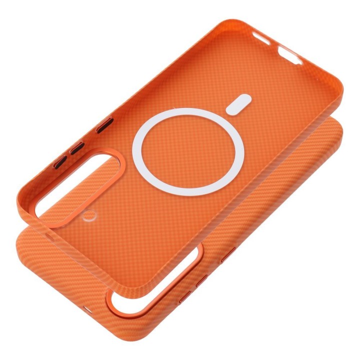 Case for Samsung S26 FE K-Look compatible with MagSafe orange