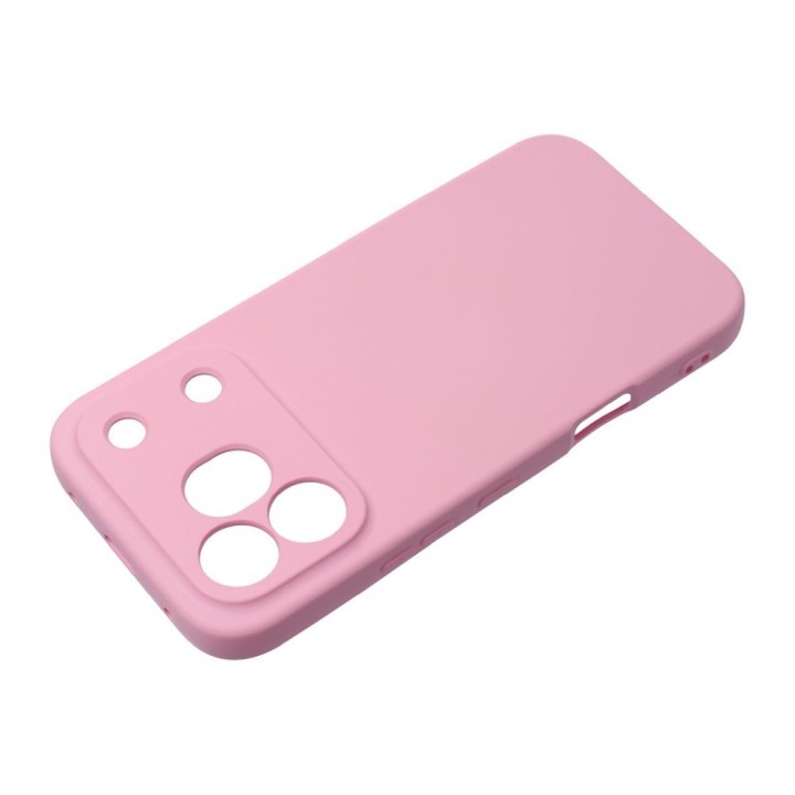 Чехол для Honor 600 PRO Silicone пудрово-розовый