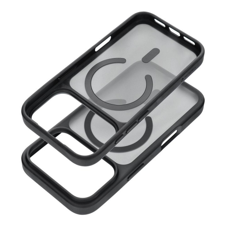 Etui na iPhone 11 Pro Forcell F-Protect Smoke Hybrid Premium Lite zgodne z MagSafe czarne 0INT