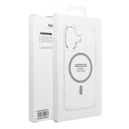 Etui na Samsung A07 / A08 Frame Clear Hybrid Mag Cover zgodny z MagSafe transparentne