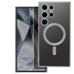 Case for Samsung A08 Electro Mag Cover MagSafe compatible silver