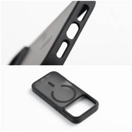 Case for iPhone 12 / 12 Pro Forcell F-Protect Smoke Hybrid Premium Lite MagSafe compatible black 0INT
