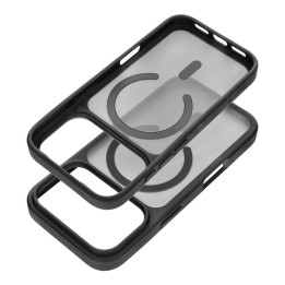 Etui na iPhone 12 Pro Max Forcell F-Protect Smoke Hybrid Premium Lite zgodne z MagSafe czarne 0INT
