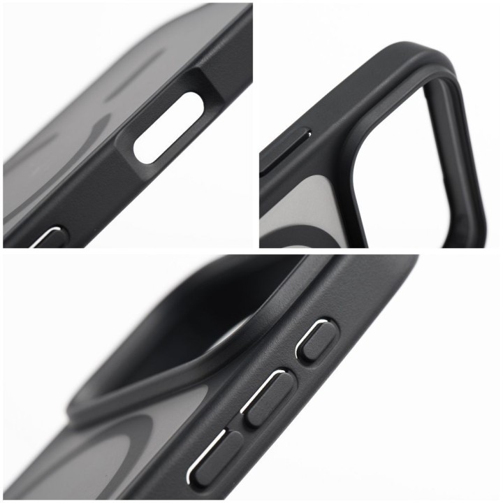 Чохол для iPhone 11 Pro Max Forcell F-Protect Smoke Hybrid Premium Lite сумісний із MagSafe чорний 0INT