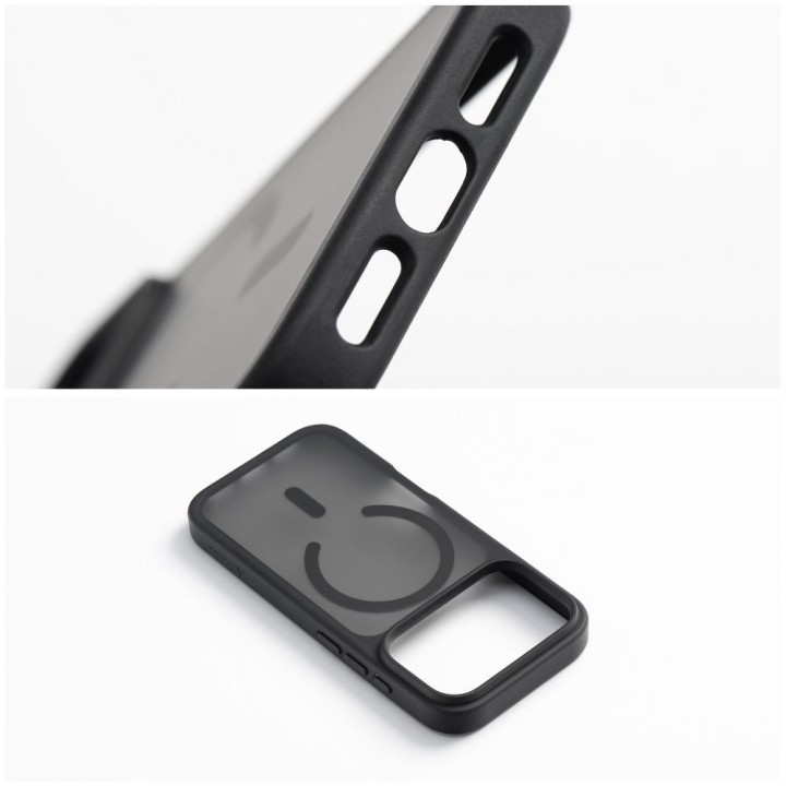 Case for iPhone 11 Pro Max Forcell F-Protect Smoke Hybrid Premium Lite MagSafe compatible black 0INT