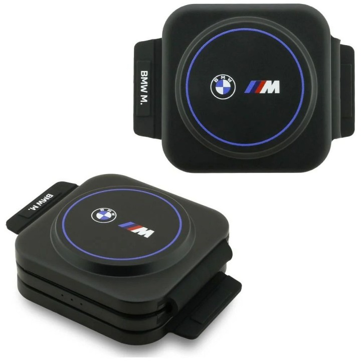Wireless charger 3-in-1 BMW M Qi2 15W Print Logo blue