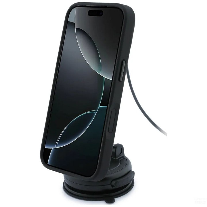 Wireless car charger Mercedes Foldable Magnetic Vintage Logo black