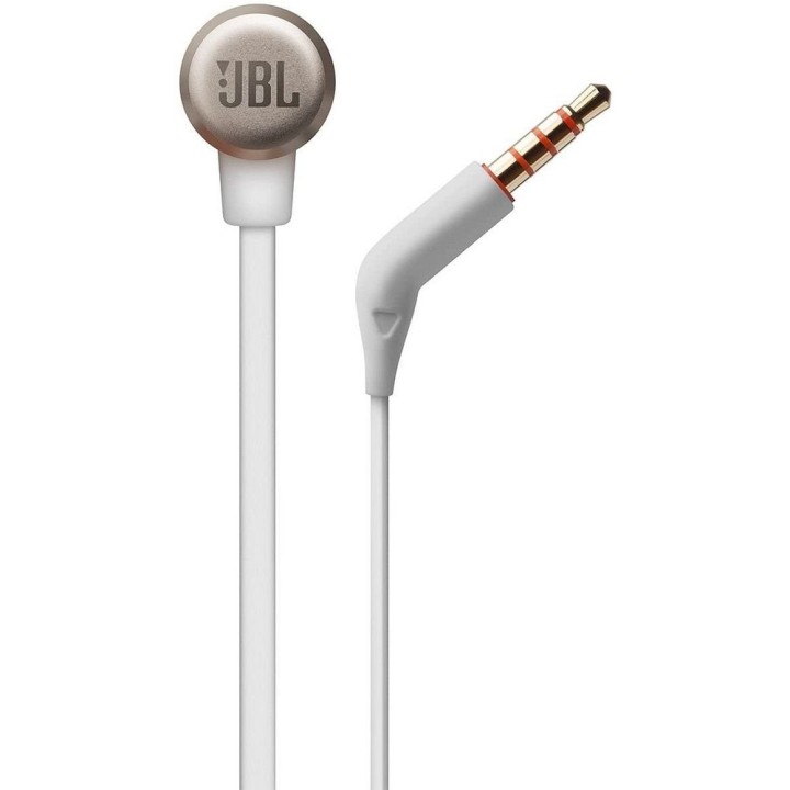 Headphones wired in-ear Jack 3,5mm with microphone JBL T290 gold