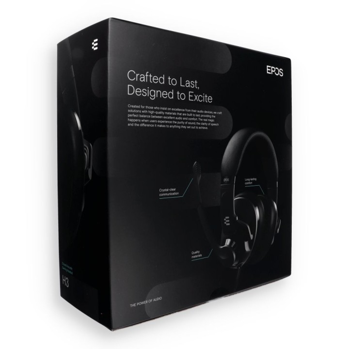 Проводные накладные наушники Jack 3,5 mm/USB с микрофоном Sennheiser EPOS H3 черные