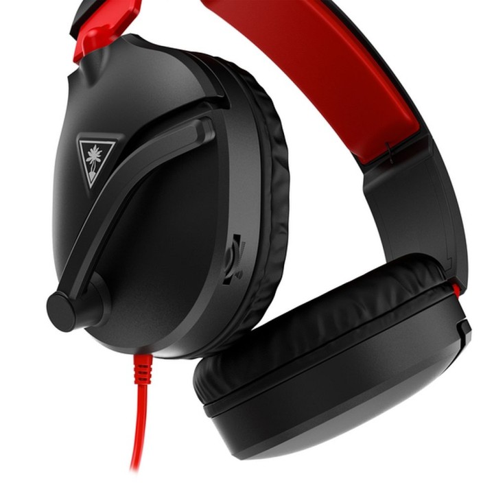Wired on-ear headphones Jack 3,5 mm with microphone Turtle Beach Recon 70N red-black