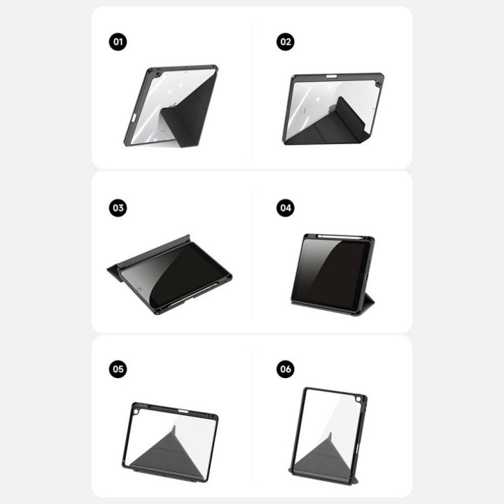 DUX DUCIS case MAGI with space for stylus for iPad 10.9 (2022) black