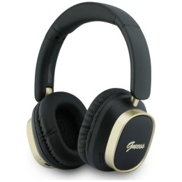 Wireless headphones on-ear Guess ENC Rectangle Metal Script black